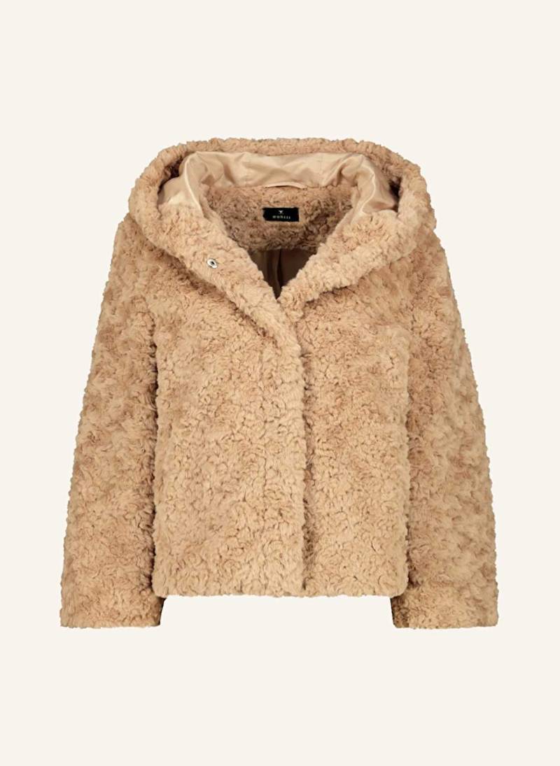 Monari Kunstfell-Jacke braun von monari