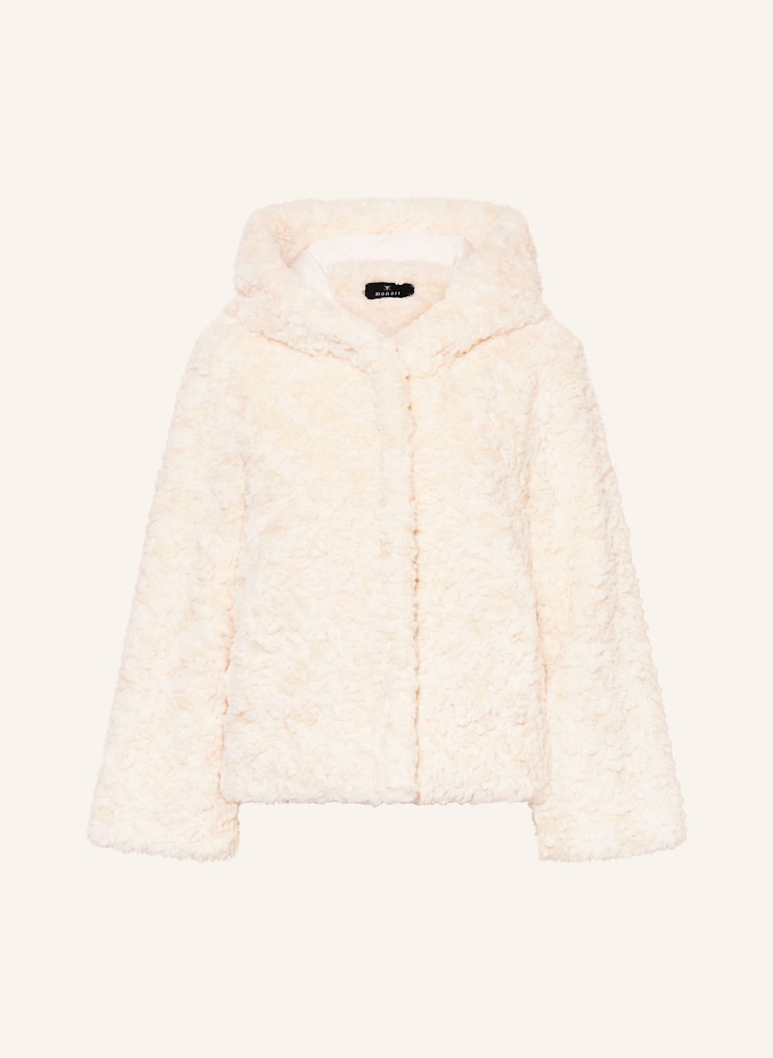 Monari Kunstfell-Jacke weiss von monari