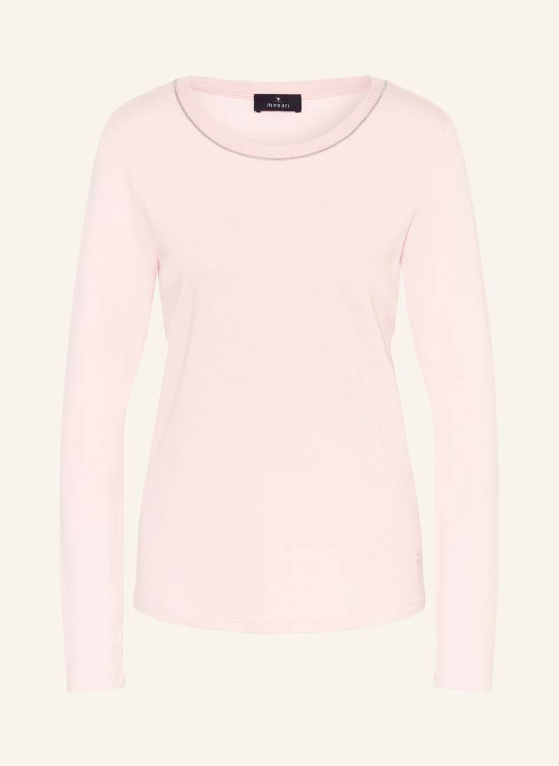 Monari Longsleeve Mit Schmucksteinen rosa von monari