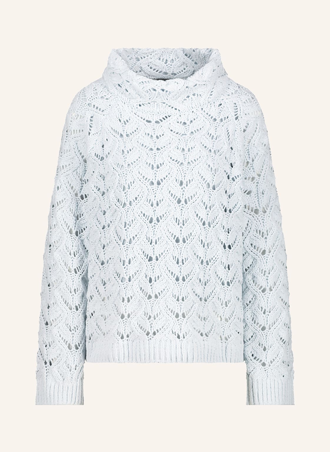 Monari Pullover Mit Glitzergarn Und Pailletten blau von monari