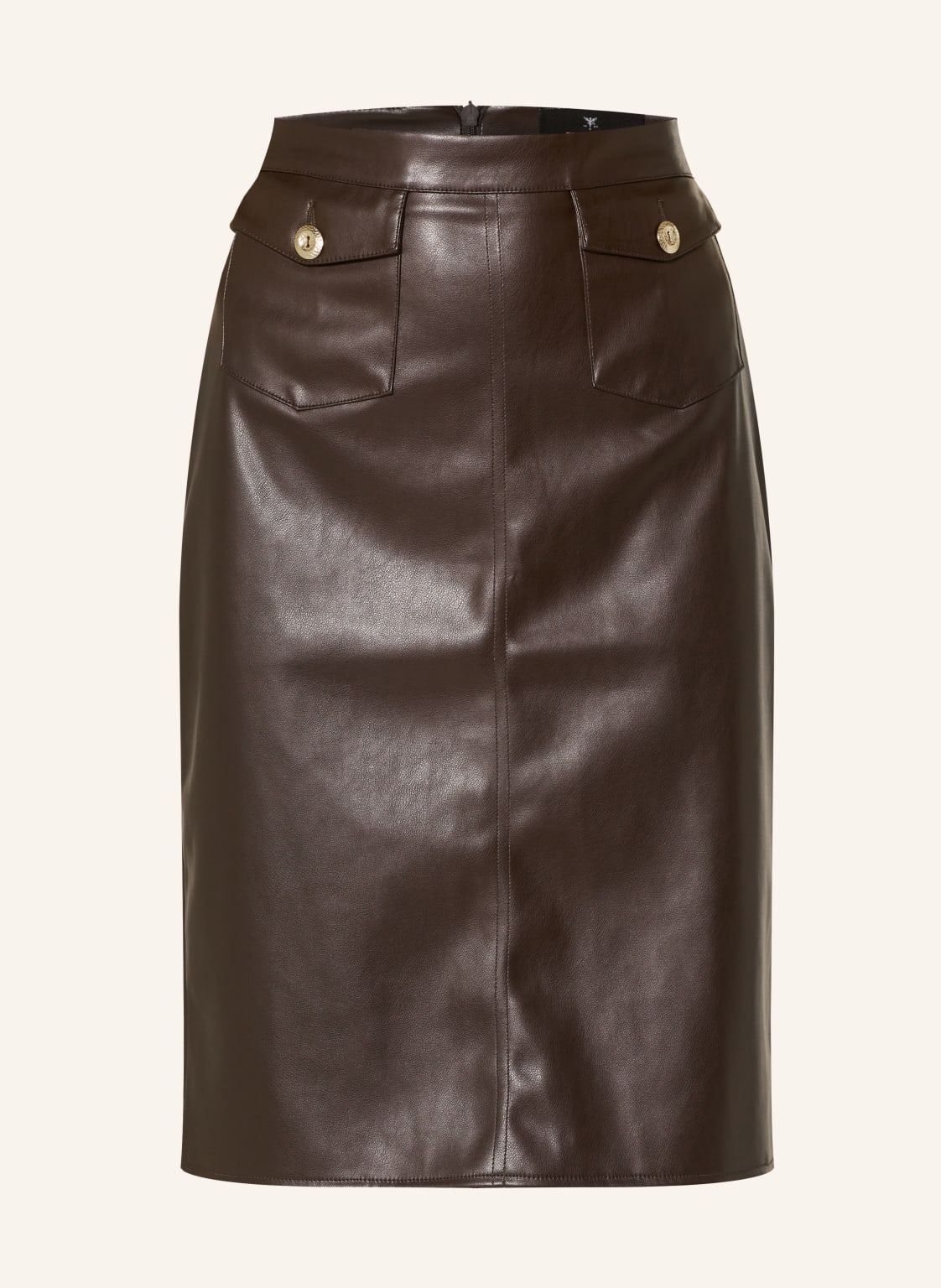 Monari Rock In Lederoptik braun von monari