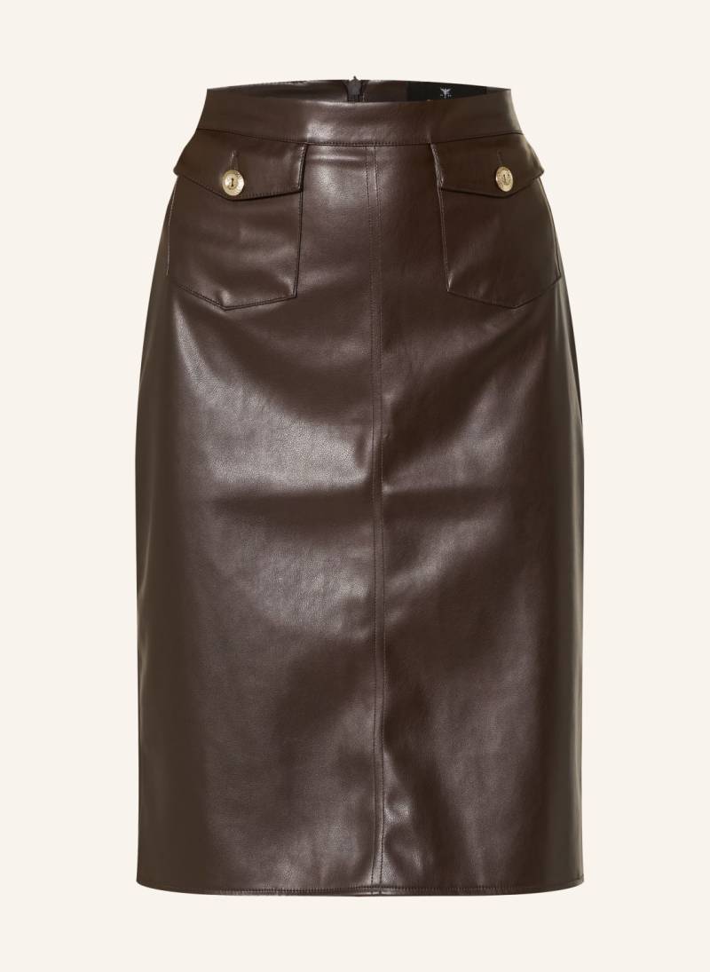 Monari Rock In Lederoptik braun von monari