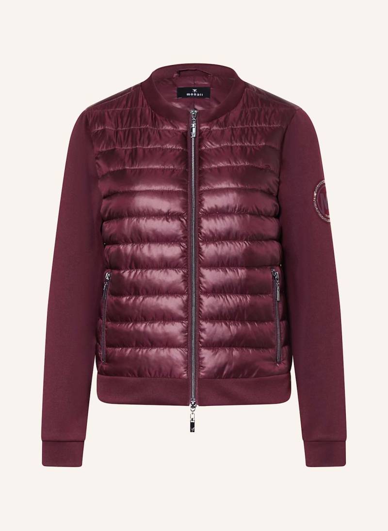 Monari Steppjacke Im Materialmix rot Monari Steppjacke Im Materialmix rot von monari