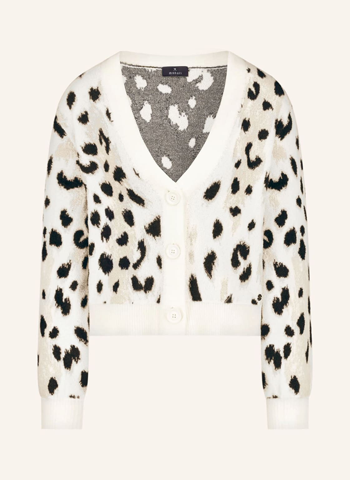 Monari Strickjacke weiss von monari