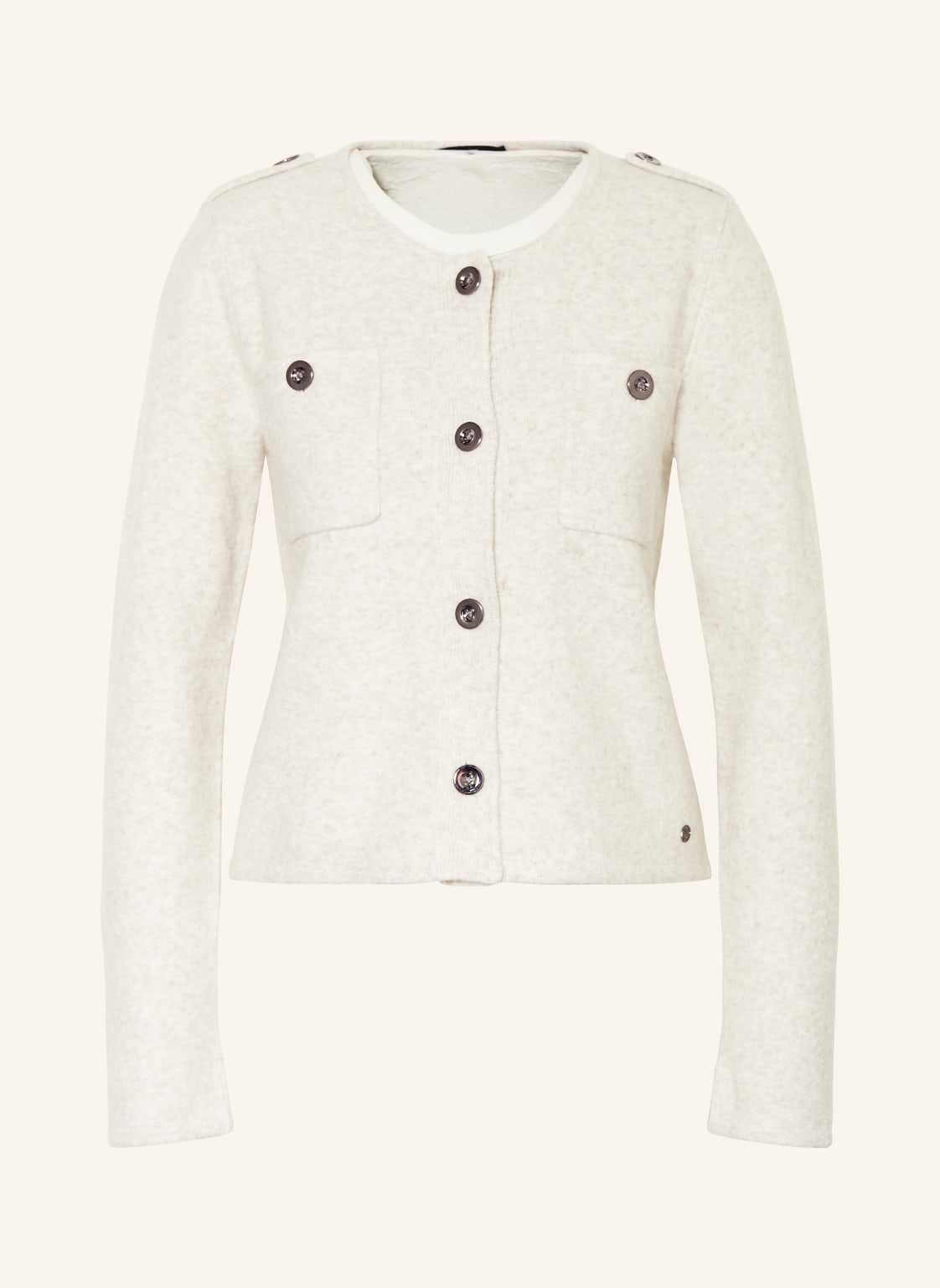 Monari Strickjacke weiss von monari