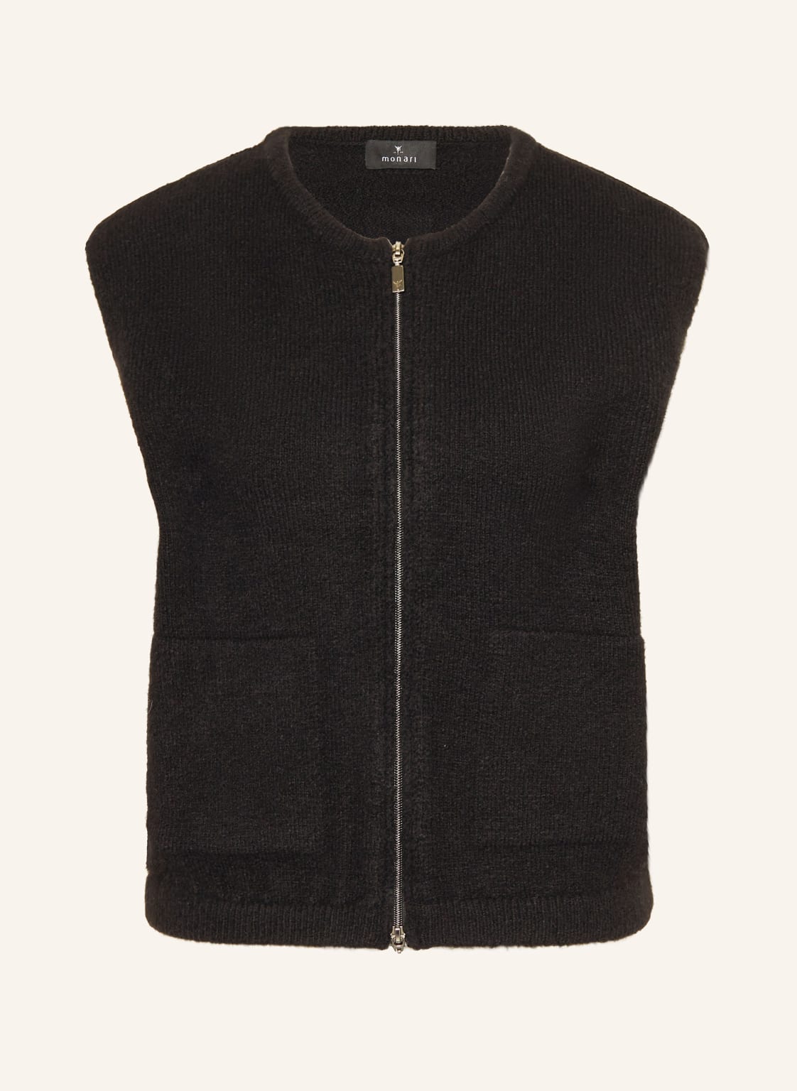 Monari Strickweste schwarz von monari