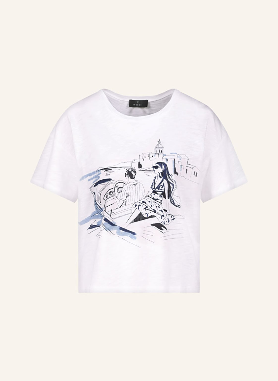 Monari T-Shirt blau von monari