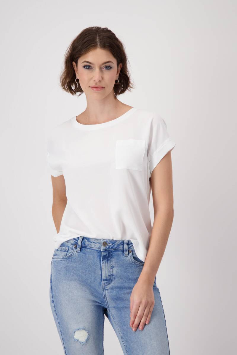 monari - Basic-Blusenshirt off-white - Gr. - 44 von monari