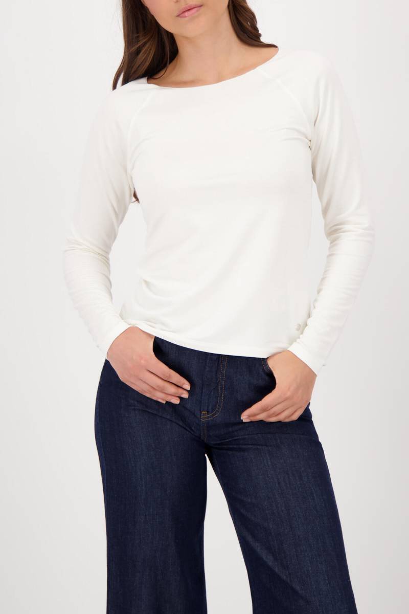 monari - Basic-Langarmshirt cashmere - Gr. - 44 von monari