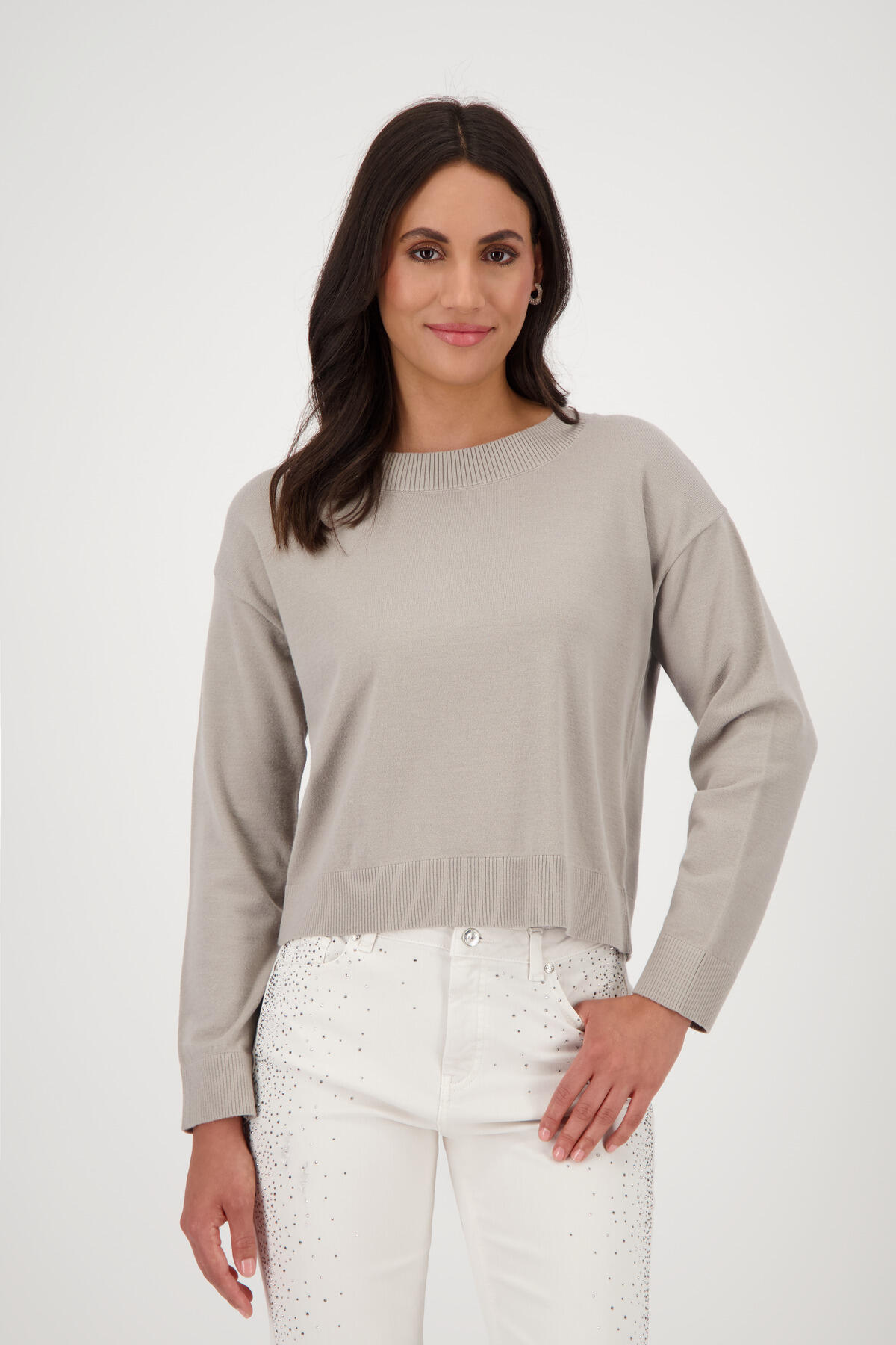 monari - Basic-Strickpullover - Gr. - 40 von monari