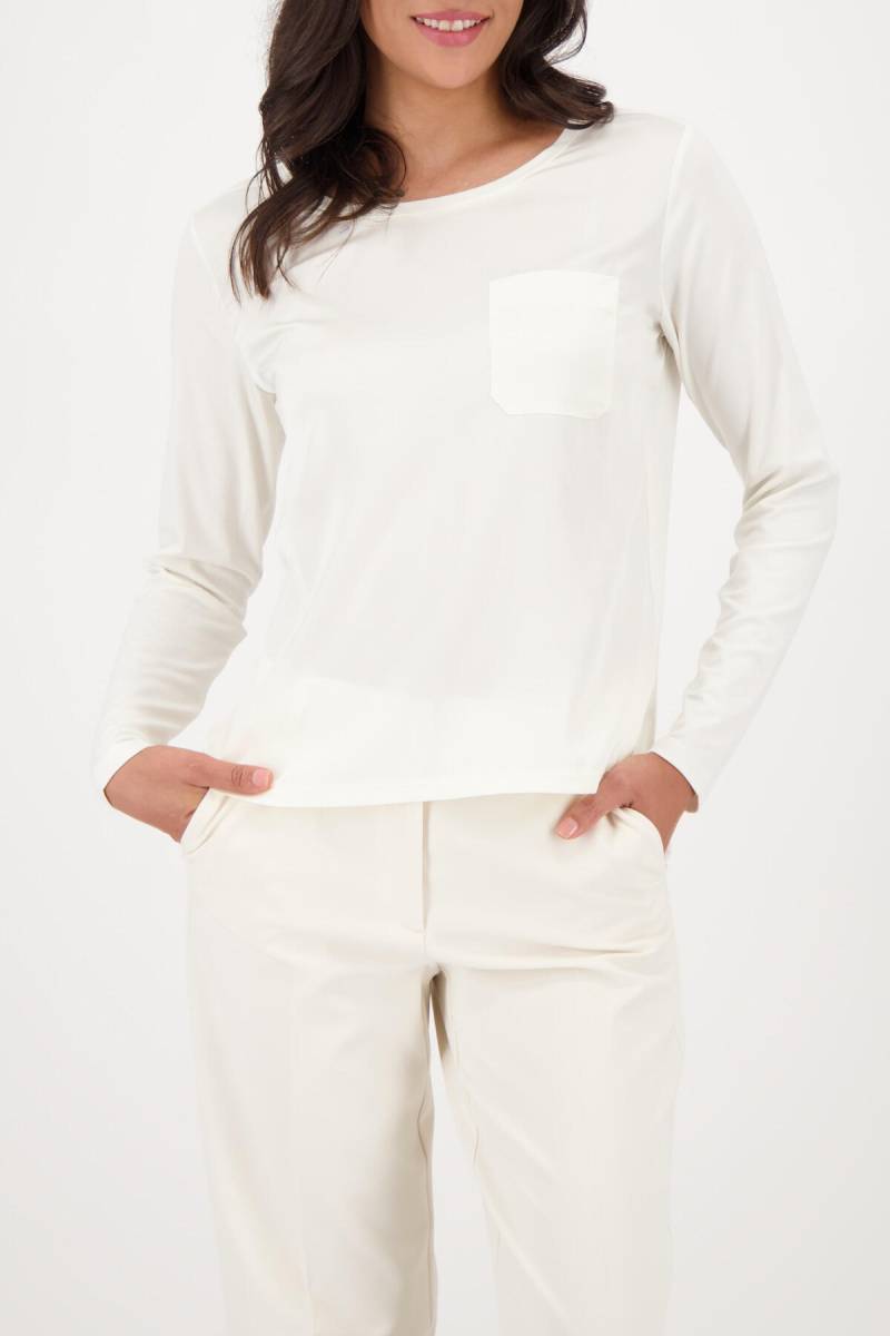 monari - Blusenshirt mit Brusttasche cashmere - Gr. - 46 von monari