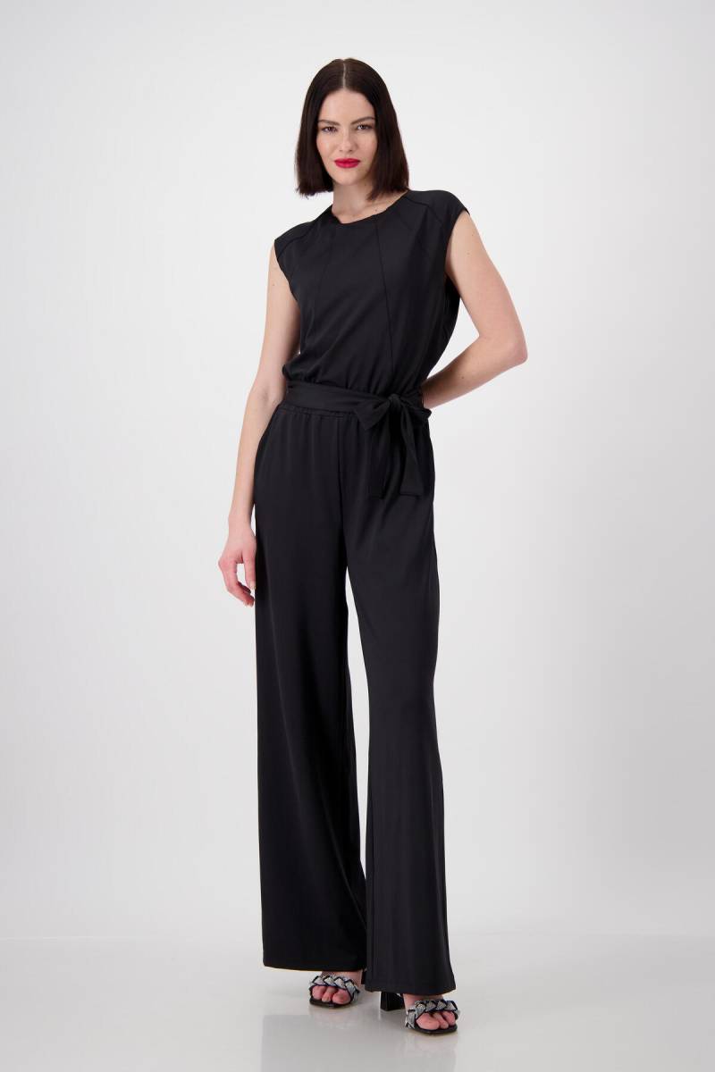 monari - Eleganter Jumpsuit mit Taillengürtel schwarz - Gr. - 40 von monari