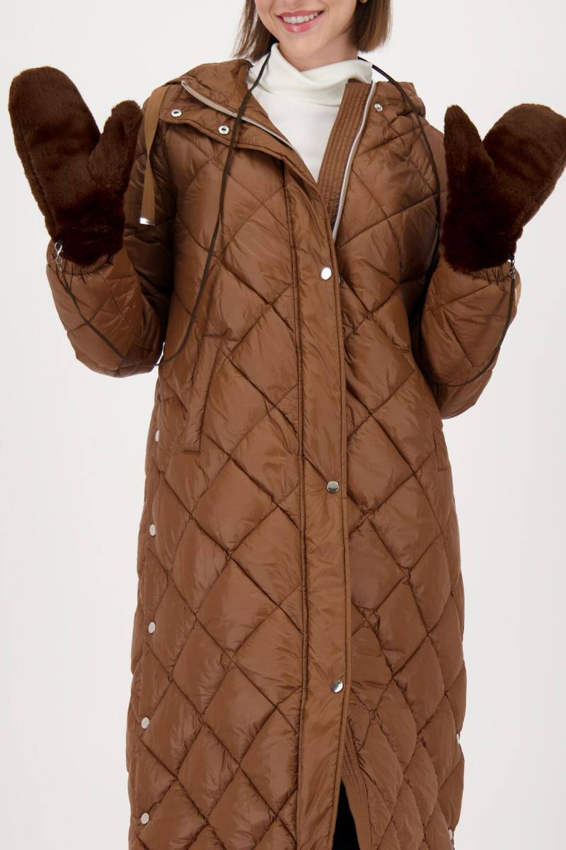 monari - Flauschige Kunstfell-Handschuhe whisky - Gr. - OS von monari