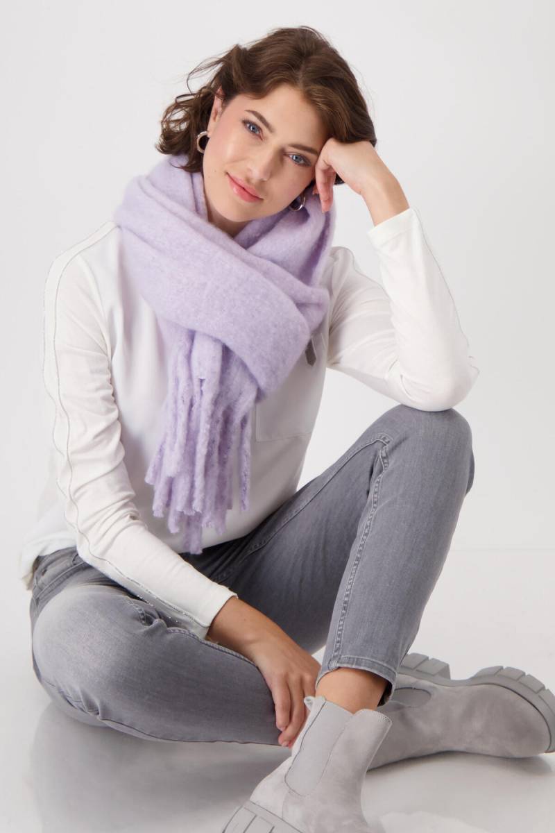 monari - Flauschiger Schal soft lilac - Gr. - OS von monari