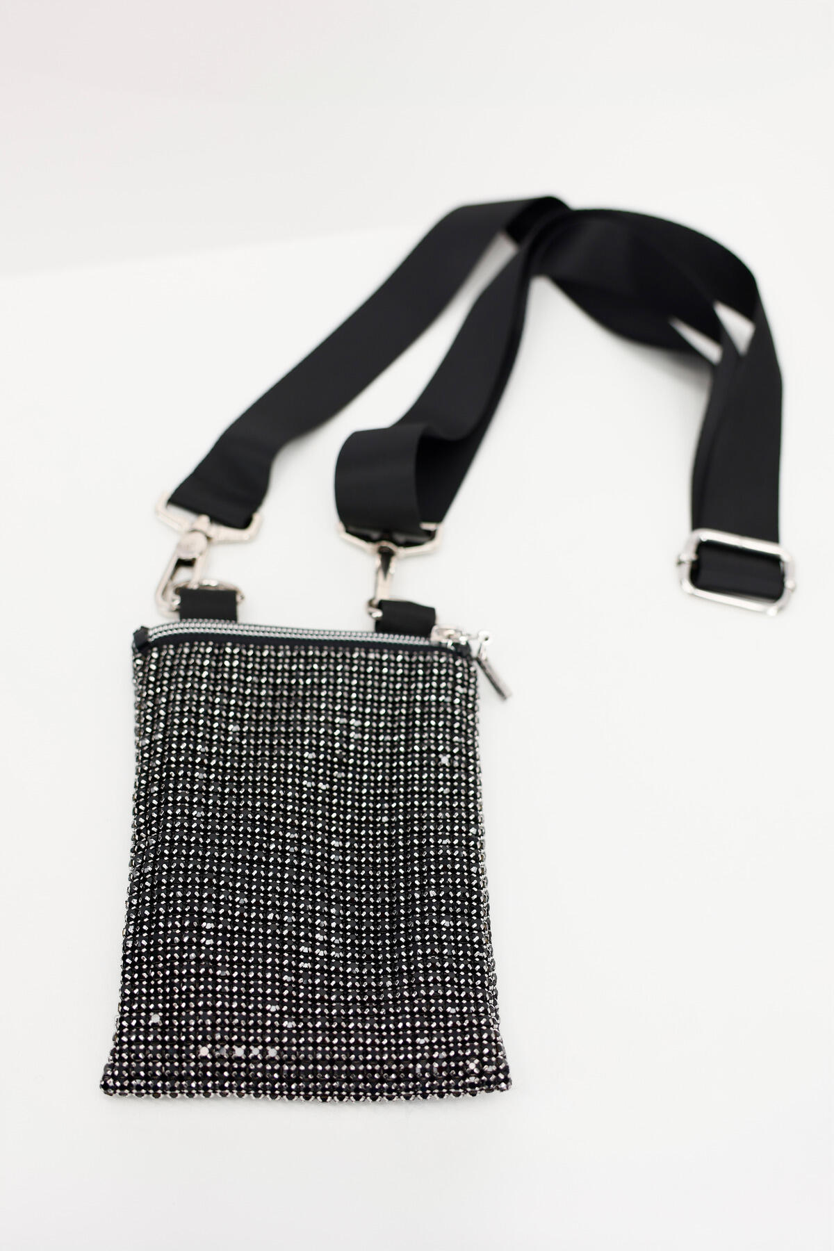 monari - Handytasche mit Strasssteinen schwarz - Gr. - OS von monari