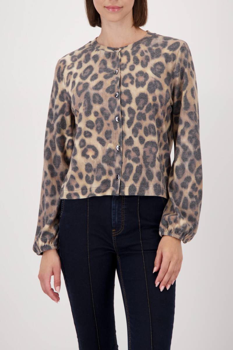 monari - Jacke mit Leopardenmuster cinnamon gemustert - Gr. - 36 von monari