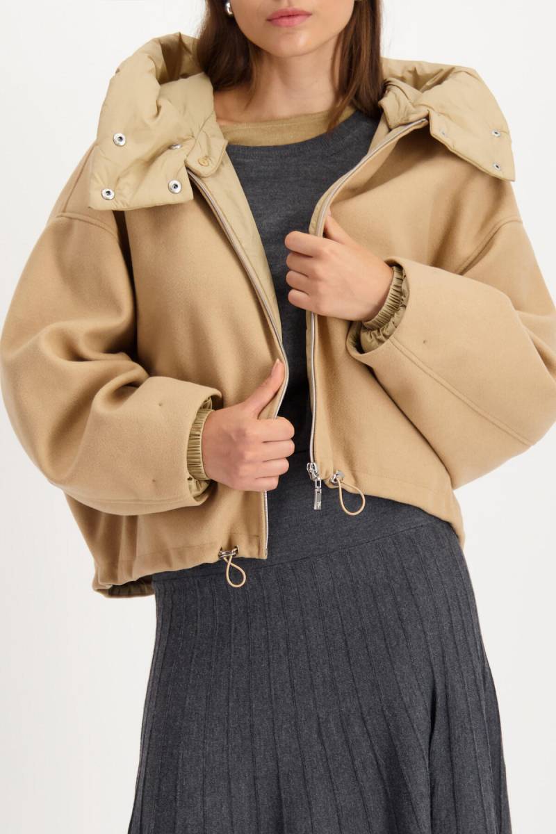 monari - Jacke mit Steppdetails cognac - Gr. - 38 von monari