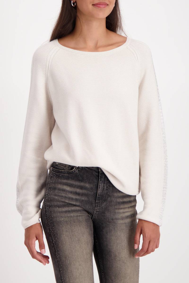 monari - Pullover mit Schmuckakzenten almond - Gr. - 38 von monari