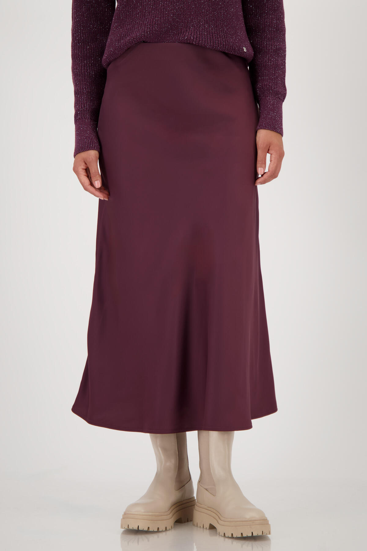 monari - Satin-Rock bordeaux - Gr. - 38 von monari