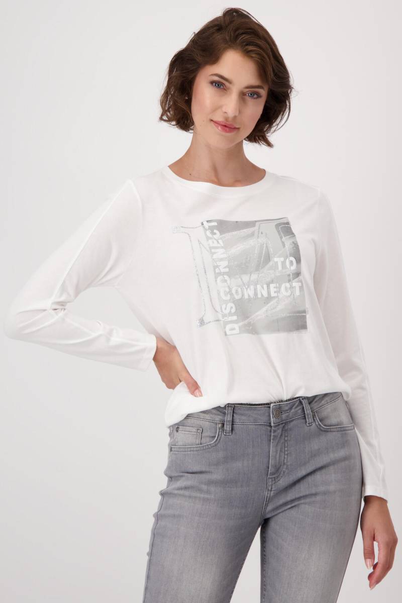 monari - Shirt mit Print off-white - Gr. - 40 von monari