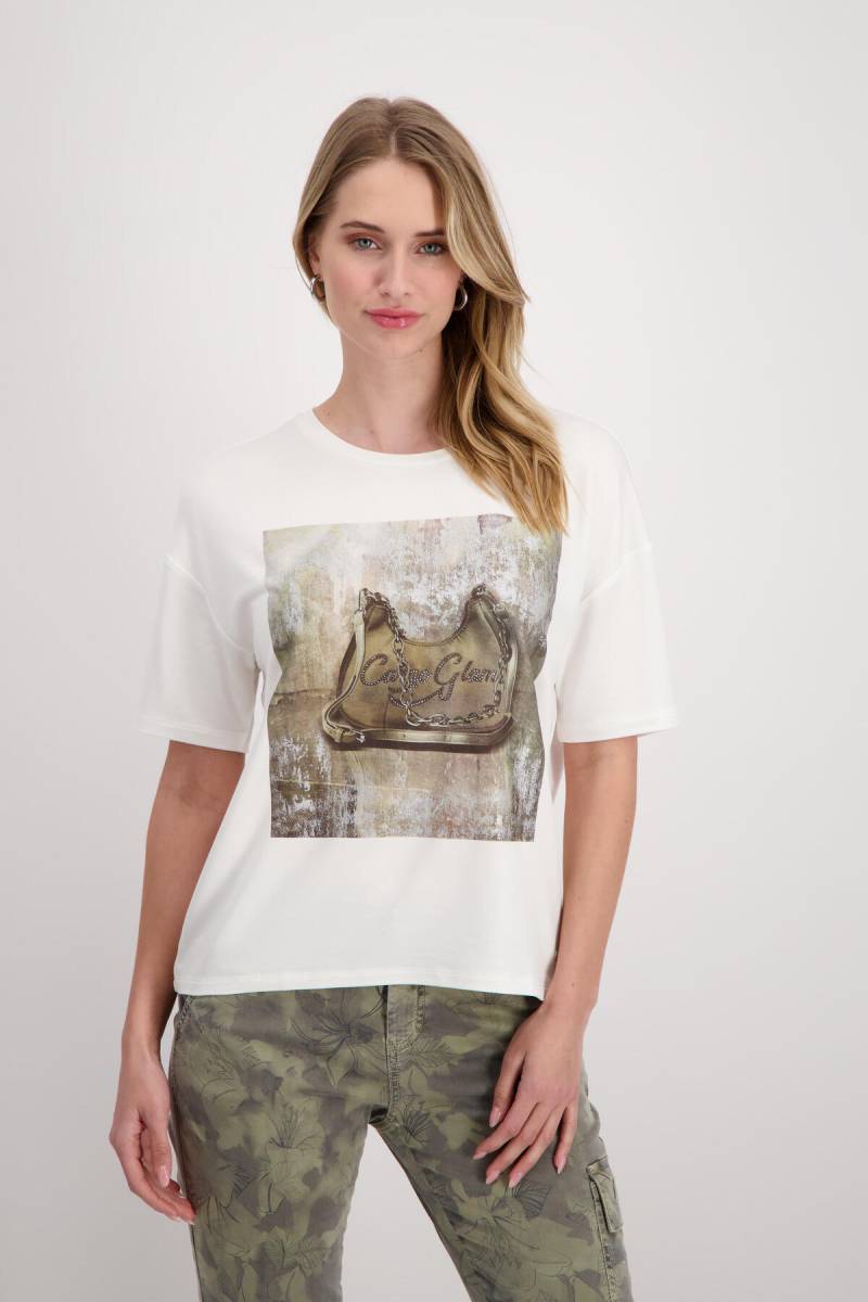 monari - Shirt mit Taschen Print off-white - Gr. - 46 von monari
