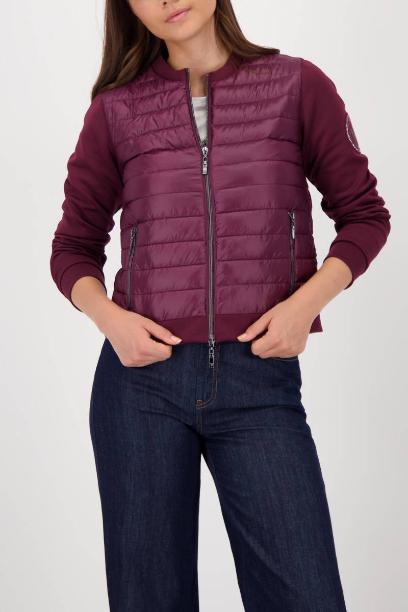 monari - Steppjacke mit Neopren bordeaux - Gr. - 38 von monari