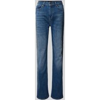 monari Straight Leg Jeans mit Nietenbesatz in Jeansblau, Größe 38 von monari