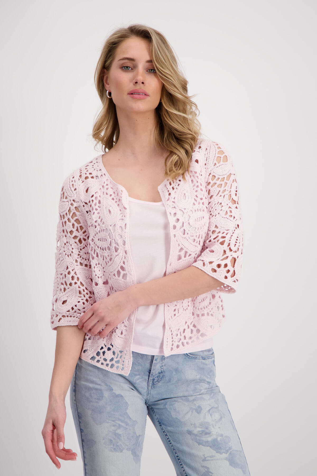 monari - Strickjacke Cornelly flamingo - Gr. - 38 von monari