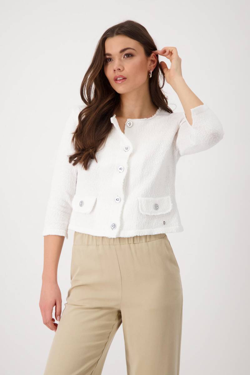 monari - Strickjacke mit Flammgarn - Gr. - 40 von monari