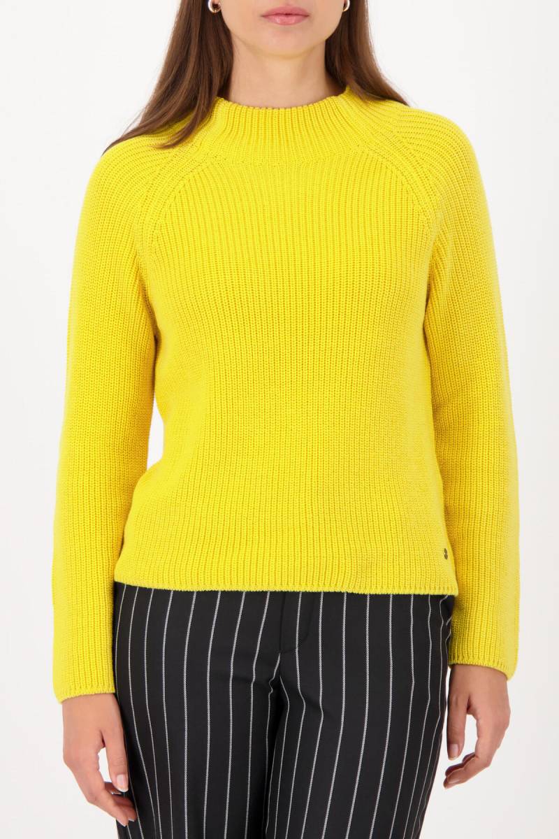monari - Strickpullover mit Stehkragen honey - Gr. - 42 von monari