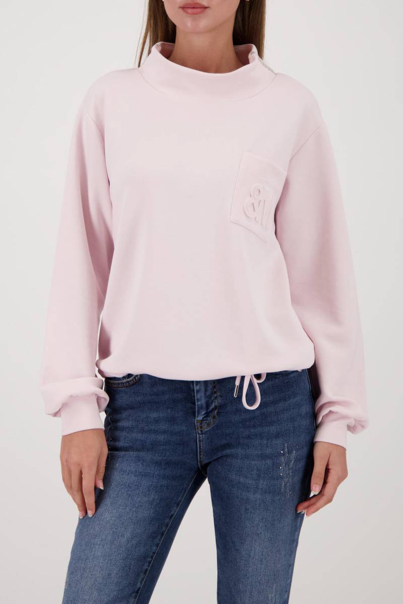 monari - Sweatshirt mit 3D-Druck light rose - Gr. - 38 von monari