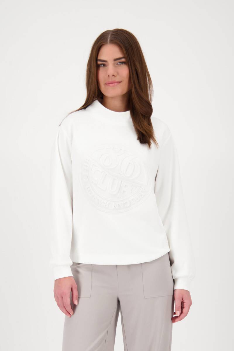 monari - Sweatshirt mit 3D-Druck off-white - Gr. - 46 von monari