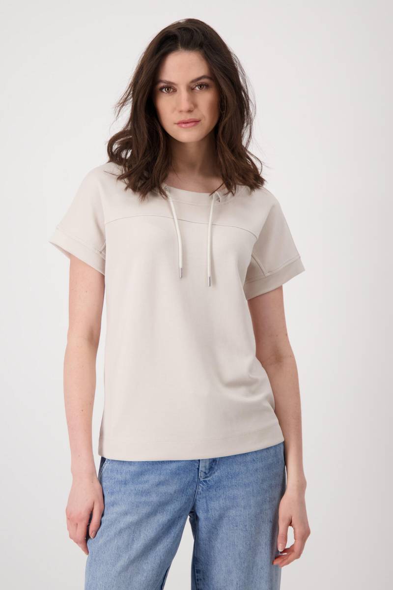 monari - Sweatshirt mit Schmuck warm sand - Gr. - 42 von monari