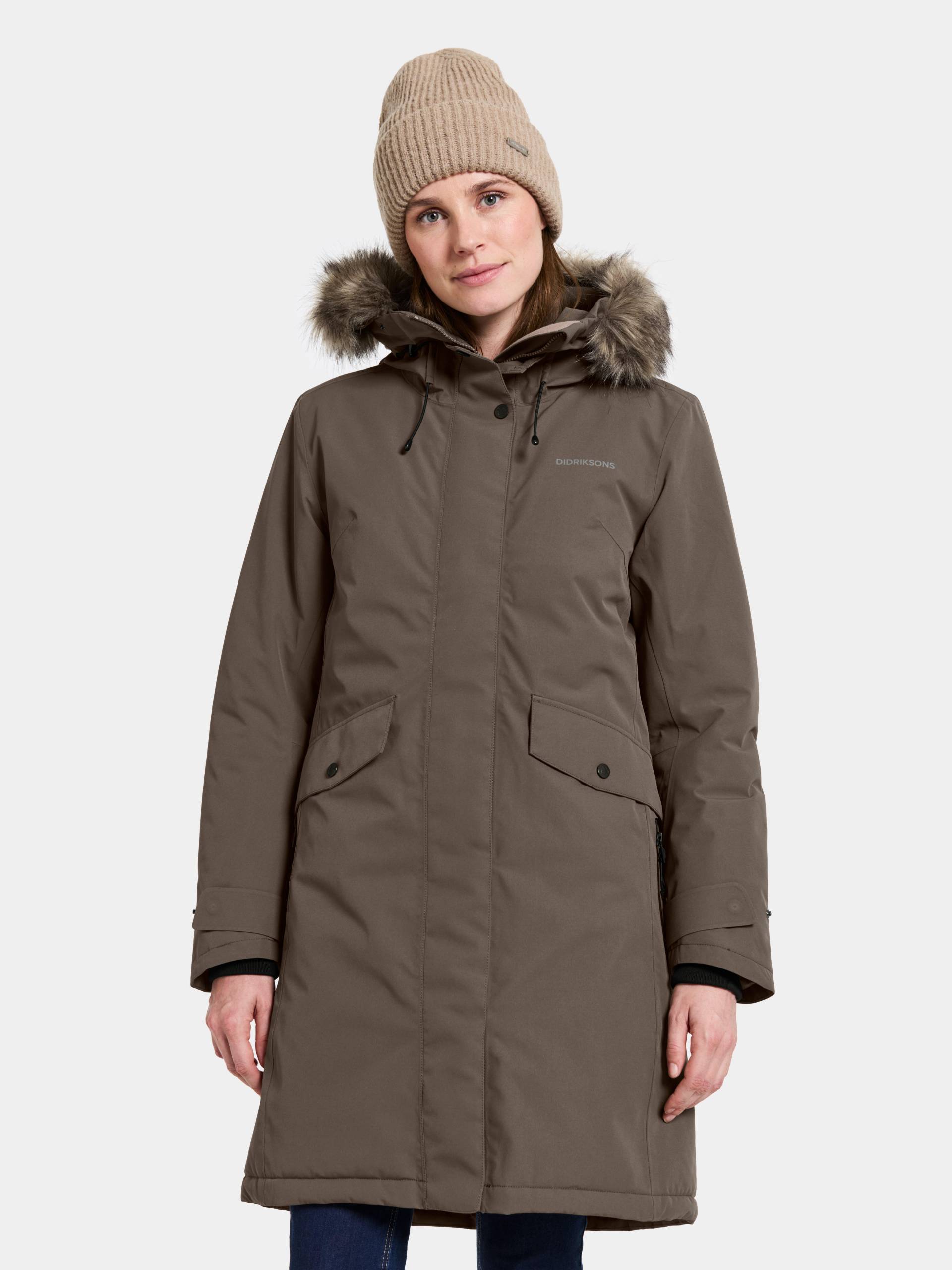 Didriksons - ERIKA WNS PARKA 3 mocha brown - Gr. - 38 von Didriksons