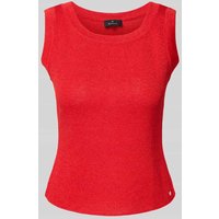 monari Tanktop in Strick-Optik in Cognac, Größe 36 von monari
