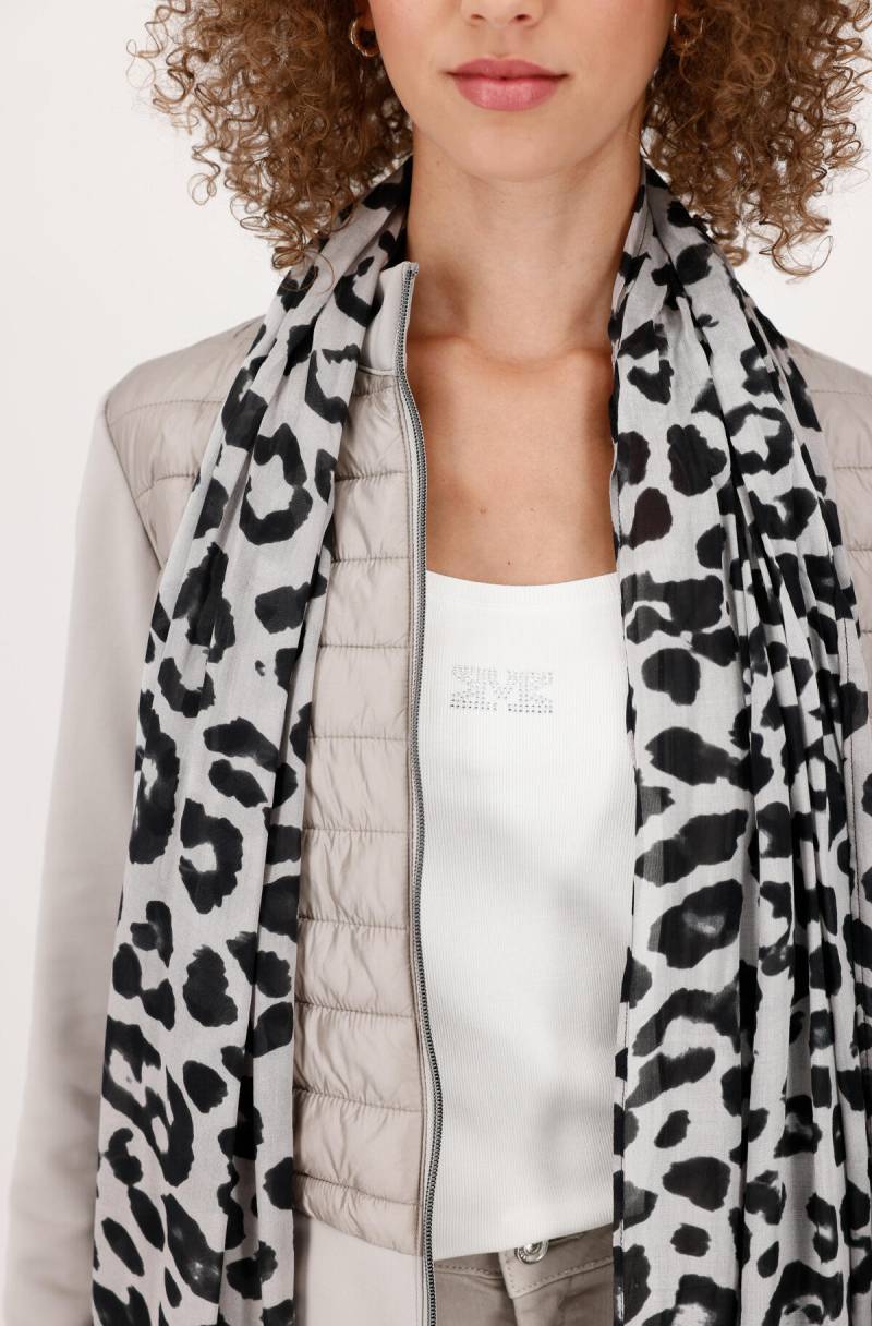 monari - Tuch mit Leomuster greige gemustert - Gr. - OS von monari