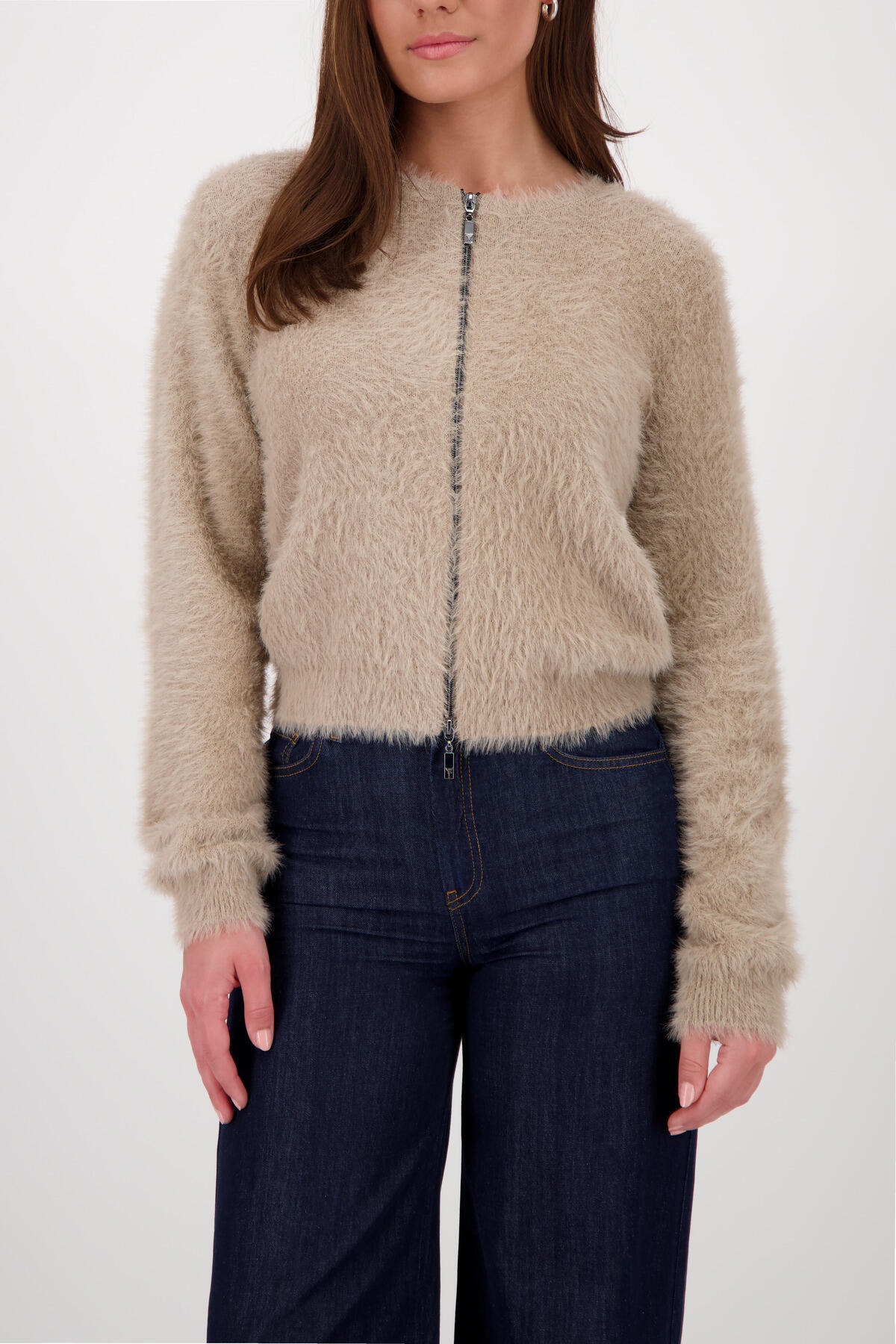 monari - Weiche Strickjacke - Gr. - 40 von monari