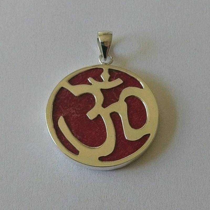 Handgefertigter Anhänger Aus 925Er Silber Und Koralle Handgefertigter Anhänger Aus 925Er Silber Und Koralle von mondosilver