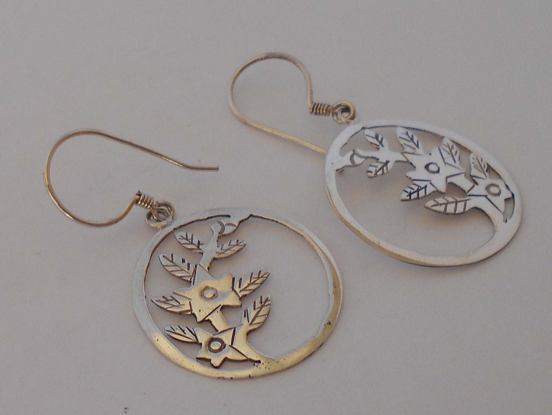 Handgemachte 925 Sterling Silber Ohrringe Handgemachte 925 Sterling Silber Ohrringe von mondosilver