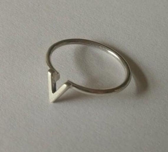 Handgemachter Stapelring Aus 925Er Silber Handgemachter Stapelring Aus 925Er Silber von mondosilver