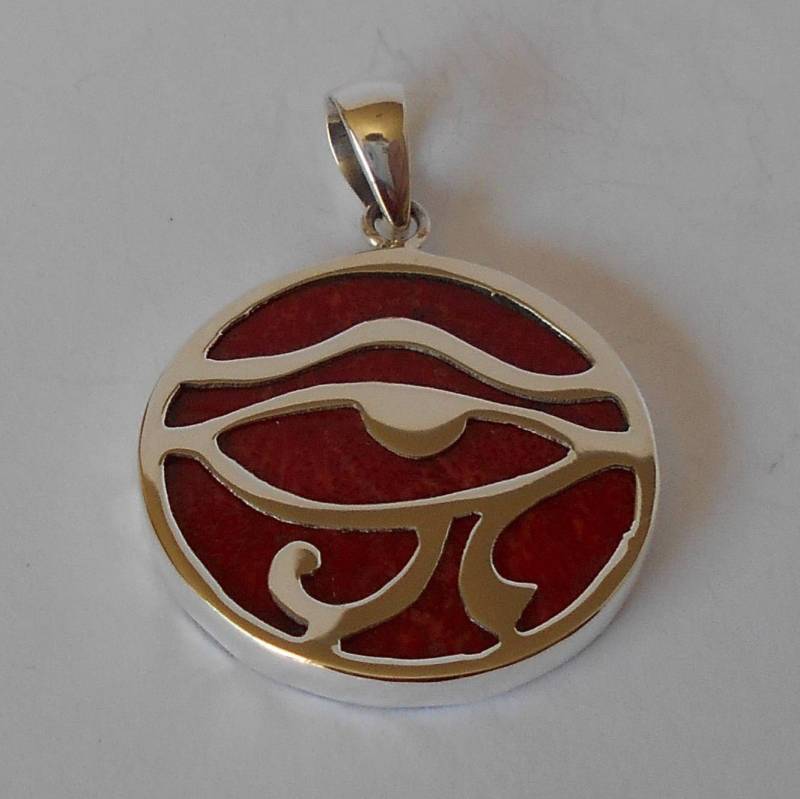 Handmade Sterling 925 Silber Und Koralle Anhänger Handmade Sterling 925 Silber Und Koralle Anhänger von mondosilver