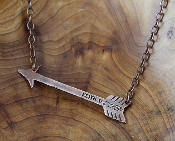 Benutzerdefinierte Kupfer Pfeil Kette & E0380B von monkeysalwayslook