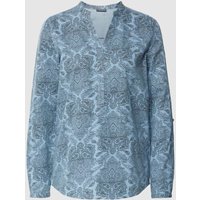 Montego Bluse mit Paisley-Muster in Hellblau, Größe 40 von montego