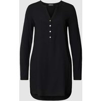 Montego Bluse mit Tunikakragen in Black, Größe 38 von montego