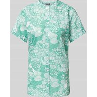 Montego Bluse mit floralem Allover-Print in Weiss, Größe 42 von montego