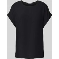 Montego Blusenshirt aus Viskose mit Rundhalsausschnitt in Black, Größe 42 Montego Blusenshirt aus Viskose mit Rundhalsausschnitt in Black, Größe 42 von montego