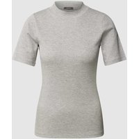 Montego Blusenshirt mit Stehkragen in Silber Melange, Größe XXL von montego