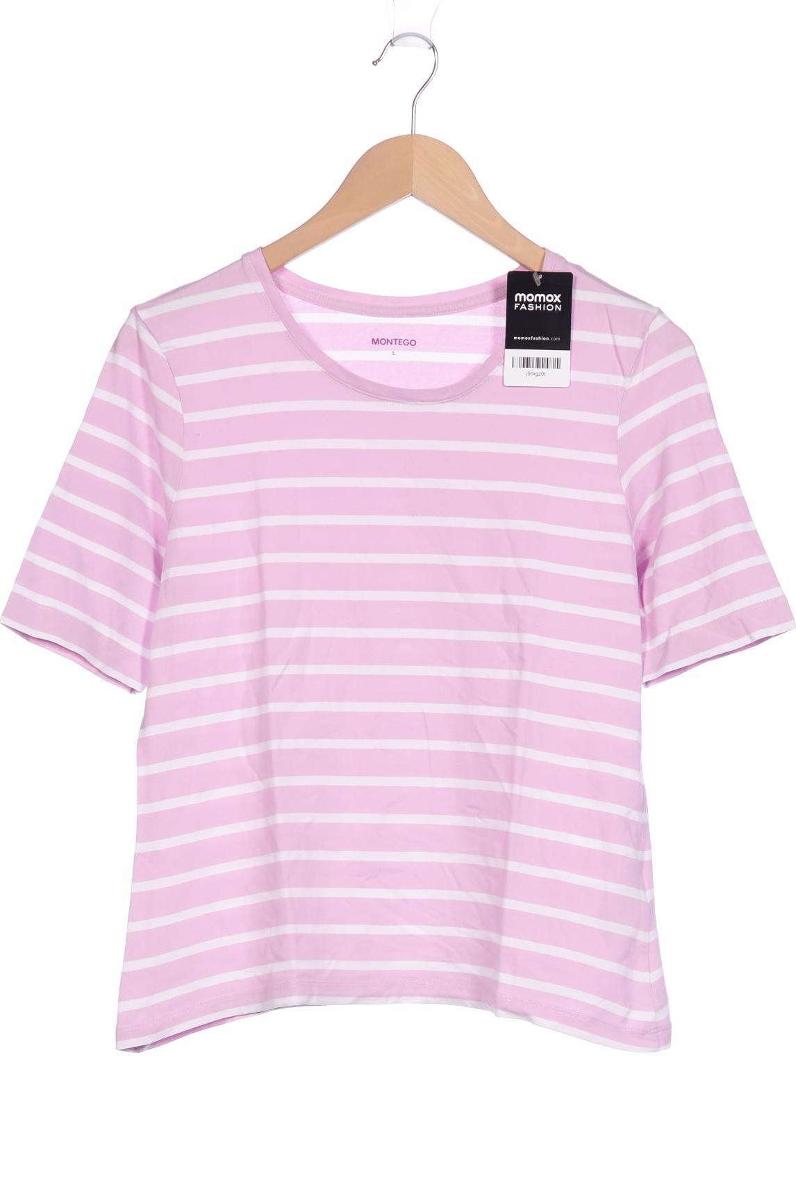 Montego Damen T-Shirt, pink von montego