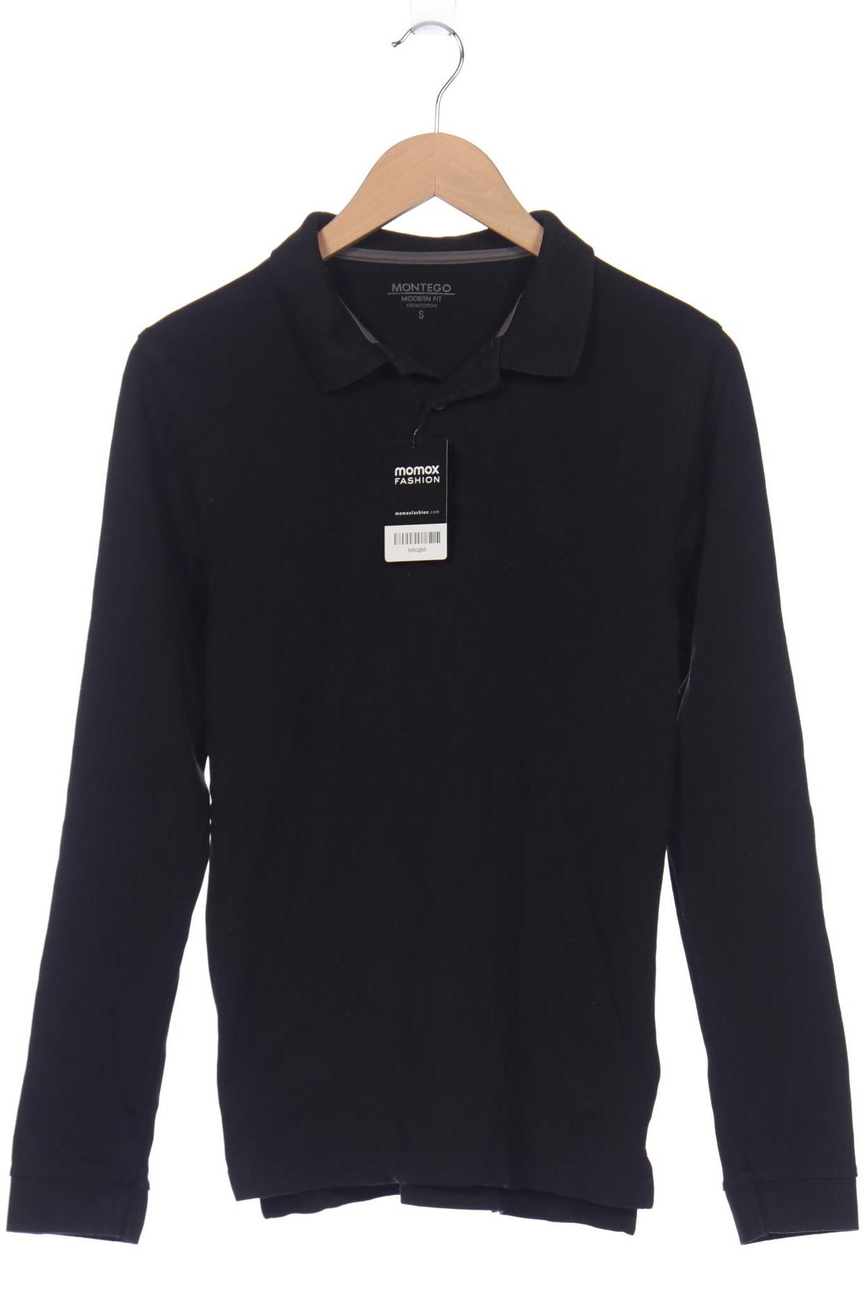 Montego Herren Poloshirt, schwarz, Gr. 46 von montego