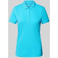 Montego Regular Fit Poloshirt in unifarbenem Design in Ocean, Größe XL von montego